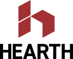 Hearth financing partner badge - roofing payment plans from 0% APR